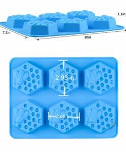 3d bee honeycomb soap molds hexagon