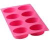 8 Cavity Oval Shape Silicone molds/Mould for Soap Candle Making 90-100 Grams appx.