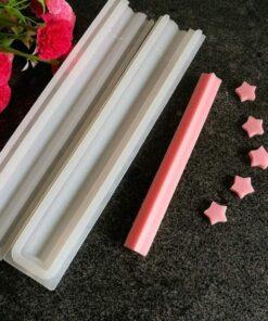 Star Shaped Soap Molds Cylinder Silicone Soap