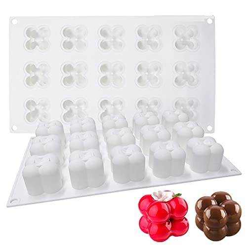 15 Cavity 3D Magic Bubble Ball Silicone Candle Molds Bubbles Cube Mold,  Candle