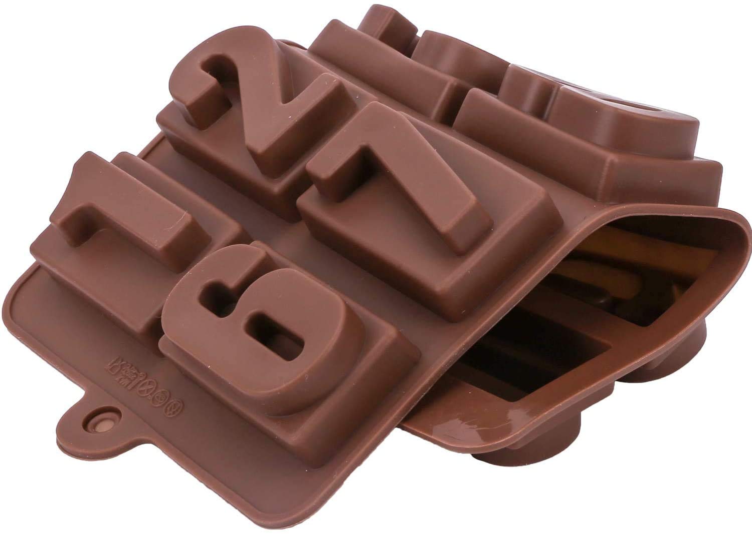 Numbers Silicone Chocolate Mold | JINDEAL INC