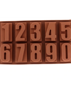 Vedini Numbers Silicone Chocolate Mold