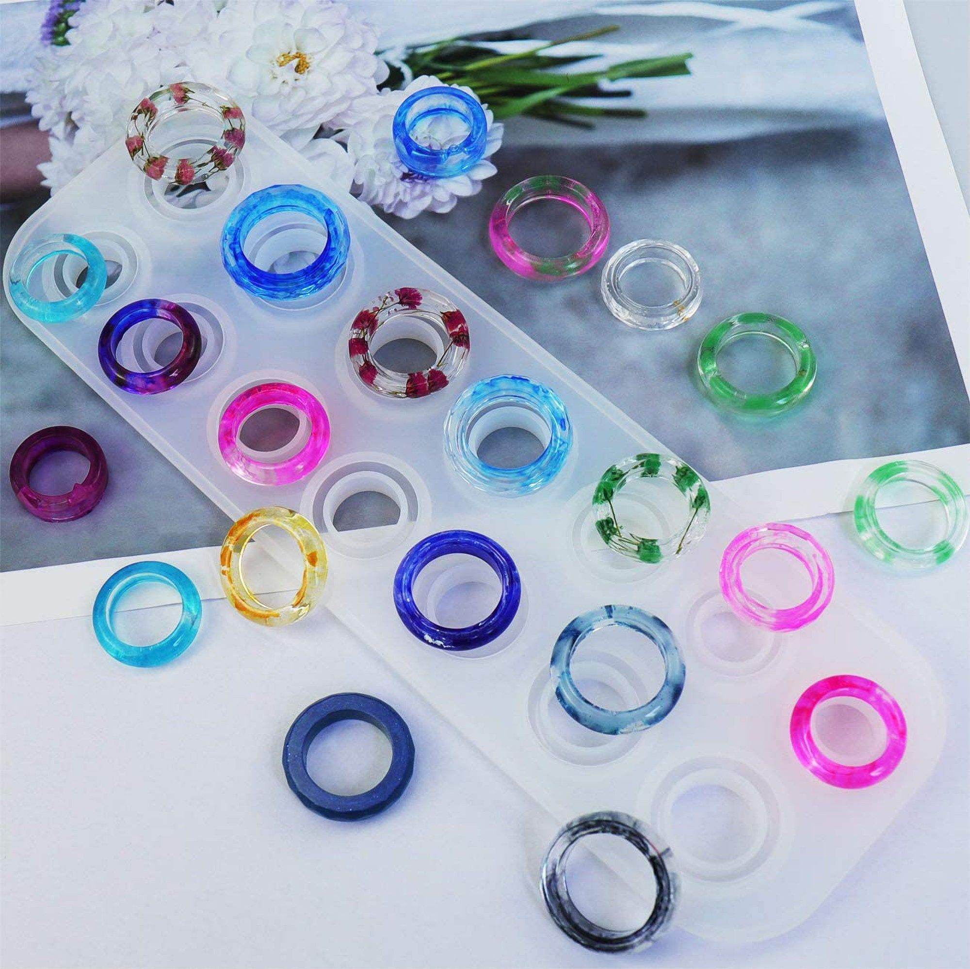 Amazon.com: 1 Stubble Ring Silicone Mold Silicone Ring Casting Resin Tools  Liquid Clay Crafting Resin Ring Making Mold Resin Kits Resin Molds Jewelry  Silicone Epoxy Molds Alloy Round Mold Rose : Arts,