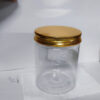 500 Ml jar with Aluminum Cap Golden