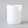 Candle Glass Jar White
