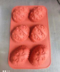 6 Cavity Easter Eggs Silicone Mould