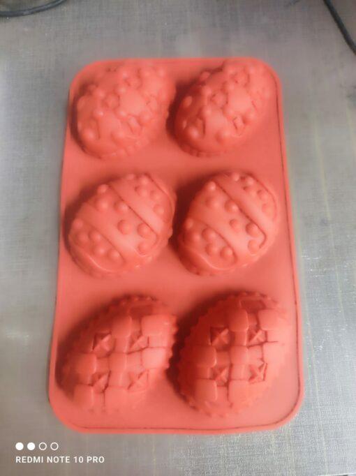 6 Cavity Easter Eggs Silicone Mould