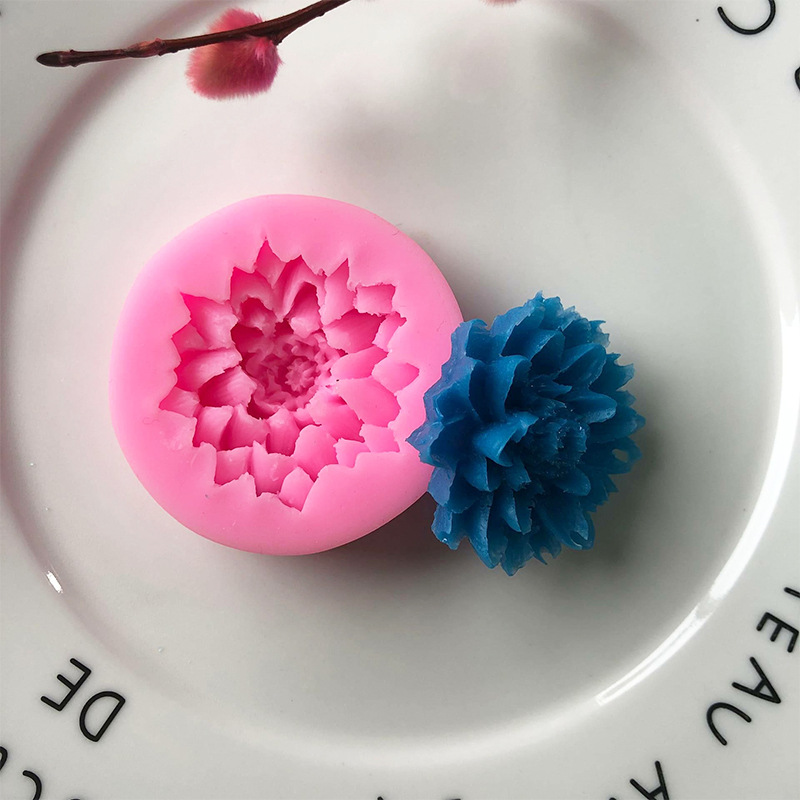 Small Flowers Silicone Mold, Cute Floral Resin, Fondant Mould