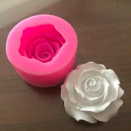 3D Rose Flower Silicone Fondant Mold