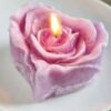 Heart Flower Silicone Candle Mold
