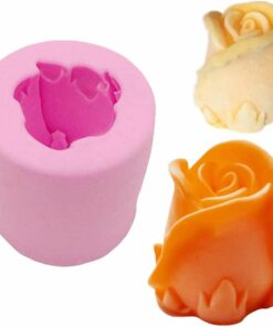 3D Rose Flower Shape Candle Mold