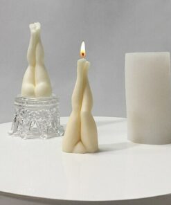 Human Inverted leg candle Mold