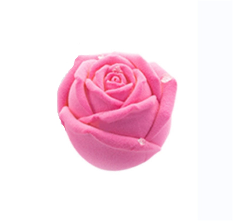 Heart Flower Silicone Candle Mold 3D Rose Candle Mold Code 158 at Rs 250, Candle Moulds in Taoru