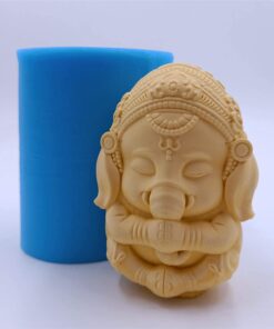 3D Ganesh Soap Candle Mold