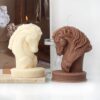 3D Horse Head Statue Candle Mold