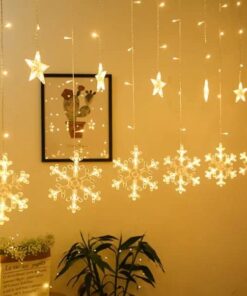 Snowflakes LED Curtain Lights