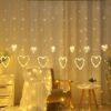 Love Heart Led Light Curtain