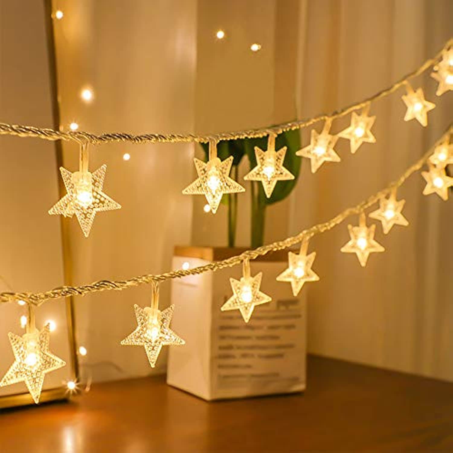 Vedini Star String Lights for Decoration 14 LED Star Lights Indoor