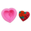 Romantic love heart rose Mold