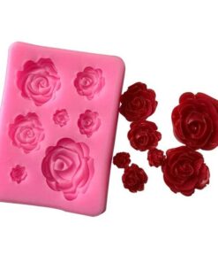 7 Cavity Rose Flowers mold