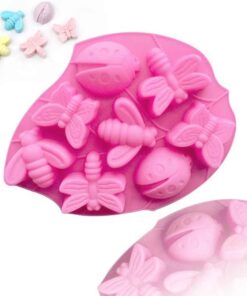 8 Cavity Insect Butterfly Dragonfly Bee Mold