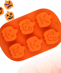 6 Cavity pumpkin shape Mold