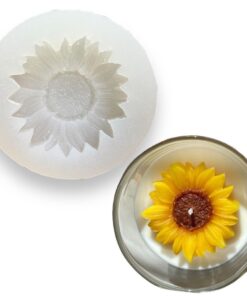 sunflower candle mould