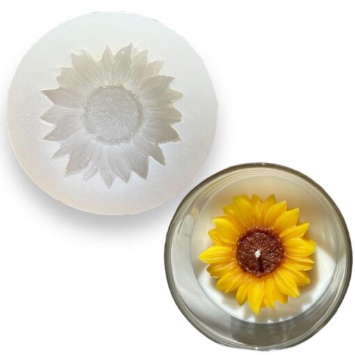 sunflower candle mould