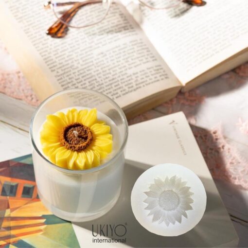 sunflower candle mould