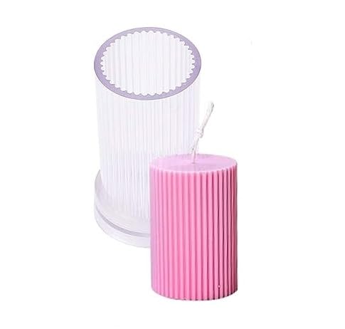 3D Acrylic Round Pillar Candle Mold