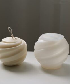 Spiral Ball Shape Candle Mold
