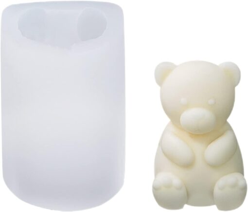 Teddy Small Candle Silicone Mold