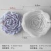 large Peony Flower Shape candle Mold