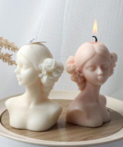 Natural Girl Big portrait Candle Mold