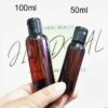 50 100ml and 200ml amber fliptop cap