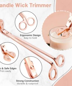 Elegant 3-in-1 stainless steel candle care tools in premium gift box