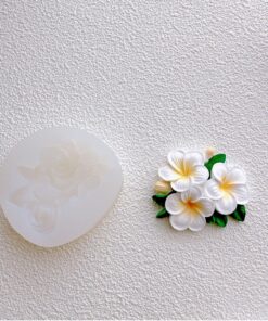Vedini Fondant Moulds Chocolate Moulds Candy Moulds Shaped Silicone Material for Kitchen Cake Fondant Chocolate Baking Flower-Shaped Silicone Mold CFM261
