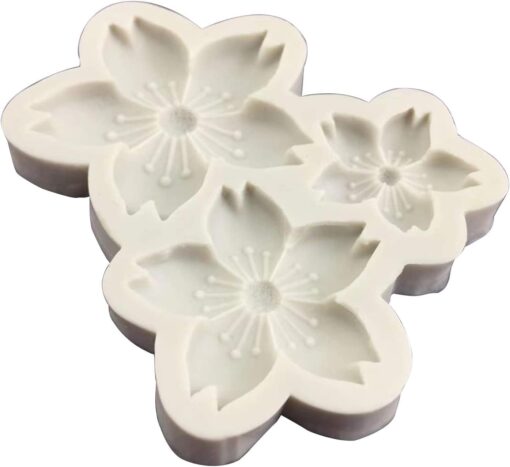 3D Flower Cherry Blossoms Fondant Mold