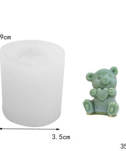 Vedini Cute bear Teddy candle cake decoration cute cartoon bear birthday candle Mold JKB 5075