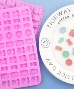 Vedini 60 Cavity mini animal gummy silicone molds for homemade baking. JKB 1044
