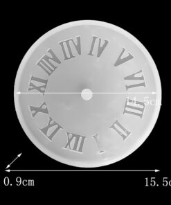 Vedini Clock Mold large and small crystal glue clock silicone mold JKB 5070