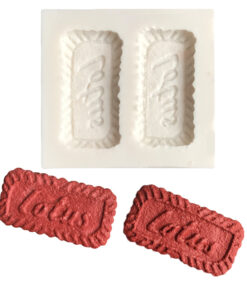 Vedini 2 Cavity 3D Lotus Biscuit Shape Silicone Fondant Mold JKB 5062