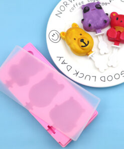 Vedini 3 Cavity Ice Cream Silicone Mold handmade mold JKB 1030
