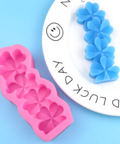 Vedini four-leaf clover DIY home baking handmade cake decoration mold creative aromatherapy candle mold JKB 1053