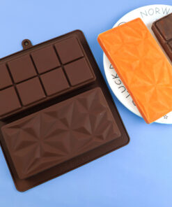 Vedini cross-border hot selling lattice diamond chocolate mold household food grade silicone baking tools cake JKB 1057