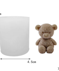 Vedini Cute bear Teddy candle cake decoration cute cartoon bear birthday candle Mold JKB 5076