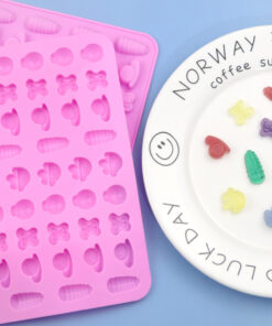 Vedini 50 Cavity Insect Silicone soft candy mold crystal drip glue decoration cookie mold wax wax stand mold JKB 1043