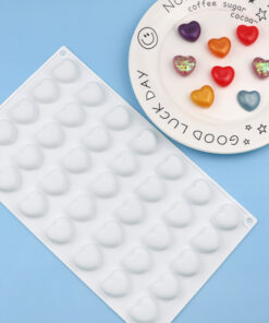 Vedini 35 Cavity heart chocolate mold cake decoration mold fondant cake JKB 1038