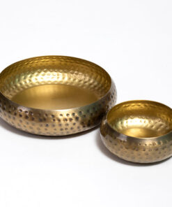 Metal candle bowl urli candle making