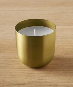 Vedini Metal Brass Candle Jar